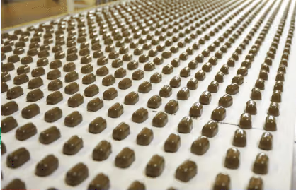 Nestle candy production line and conveyor