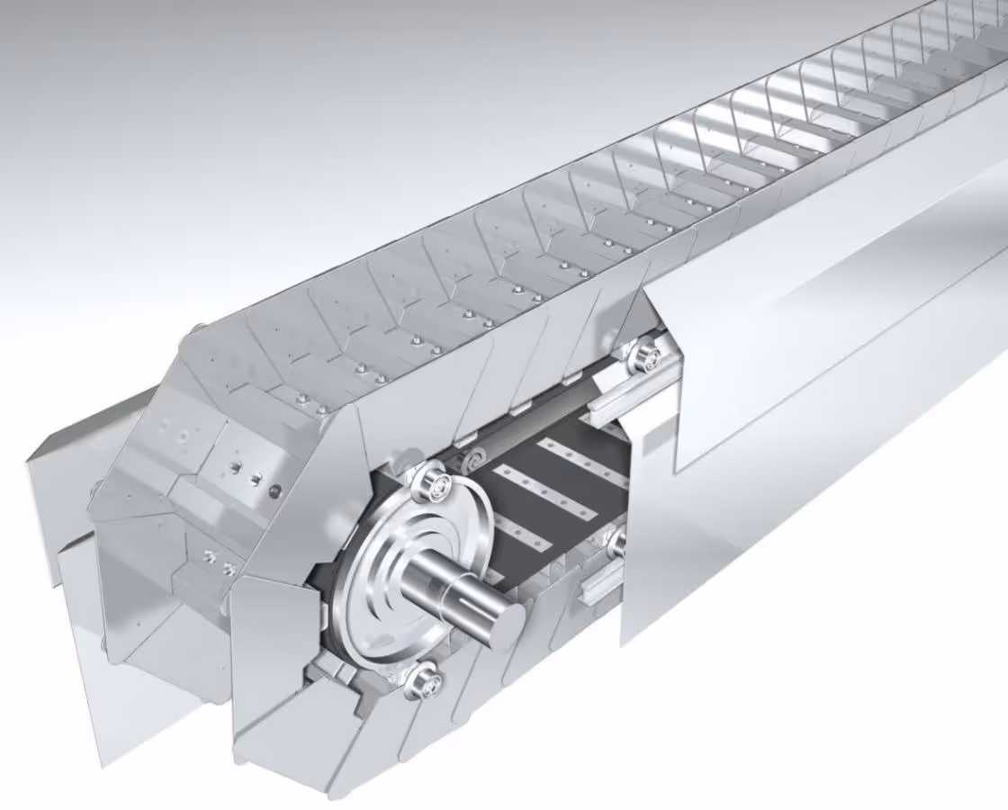 Industrial conveyor belt system for cement manufacturing