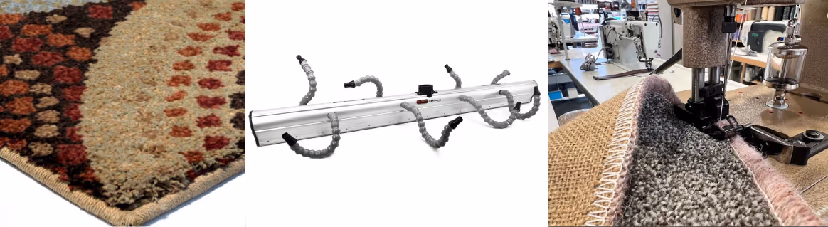Sonic Air Nozzle and Nozzle Manifolds System Streamlines Carpet Production
