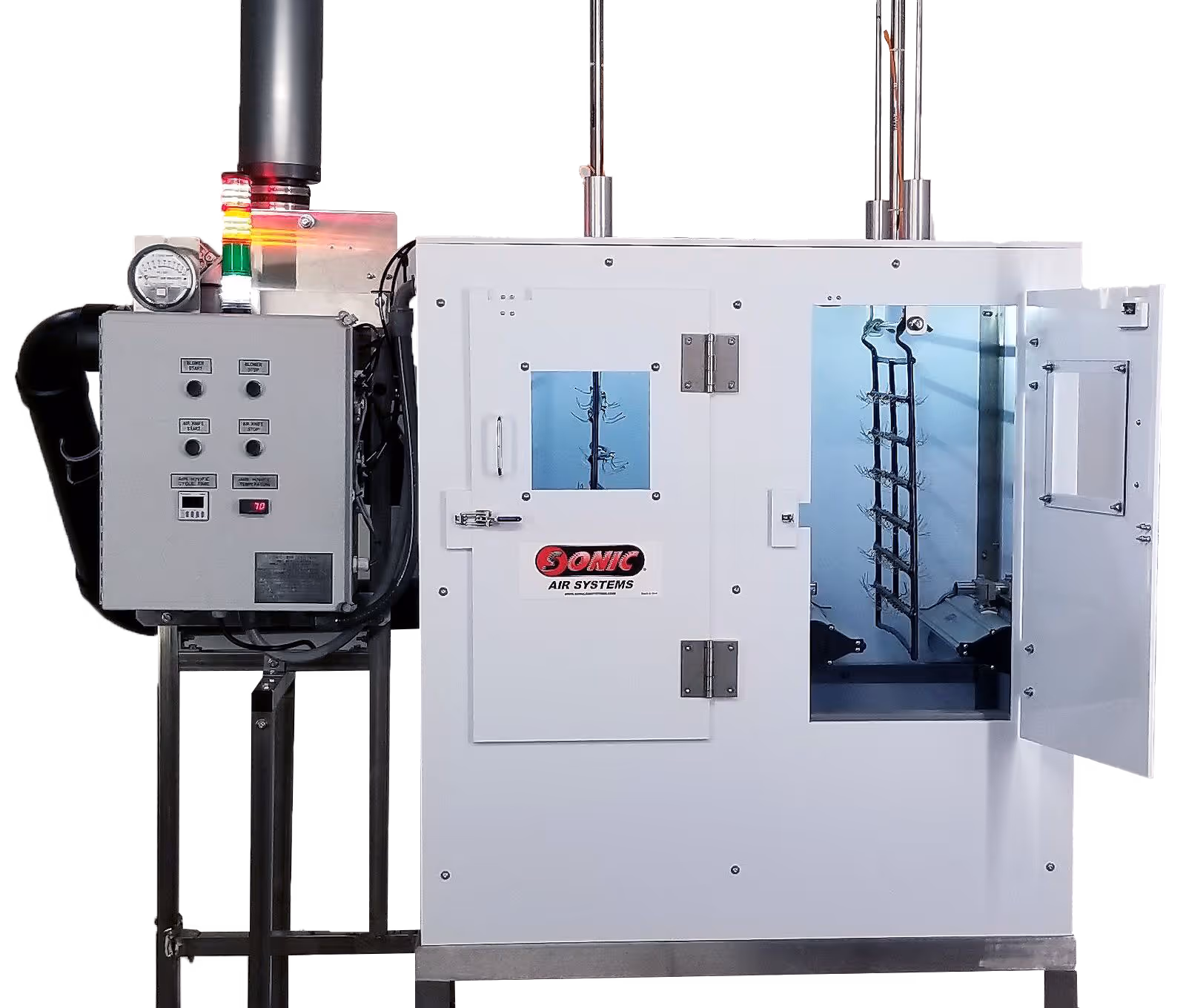 Sonic Air Systems custom industrial air blower and air knife system